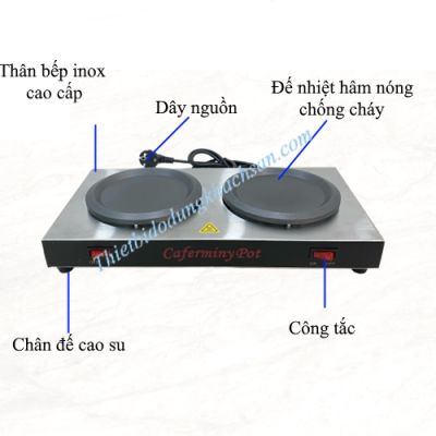 Bếp hâm cà phê caferminy pot