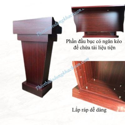 Bục phát biếu gỗ công nghiệp