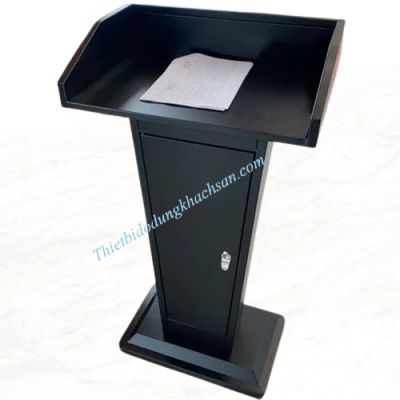 Bục phát biểu sắt sơn màu đen