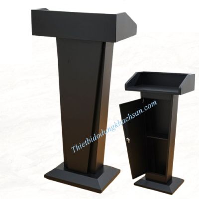 Bục phát biểu sắt sơn màu đen
