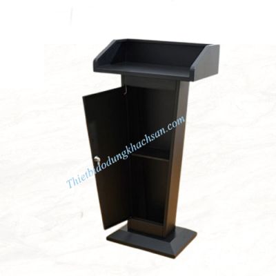 Bục phát biểu sắt sơn màu đen