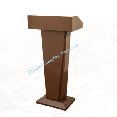 Bục phát biểu sắt sơn màu nâu