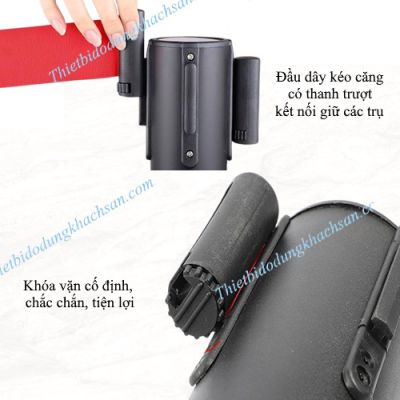 Cột chắn dây căng 2m