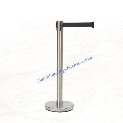 Cột chắn inox dây căng 3m đen