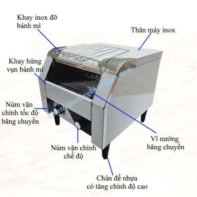 Máy nướng bánh mì băng chuyền TT300