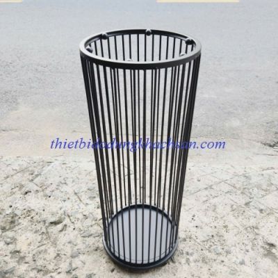 Thùng dù sắt sơn màu đen