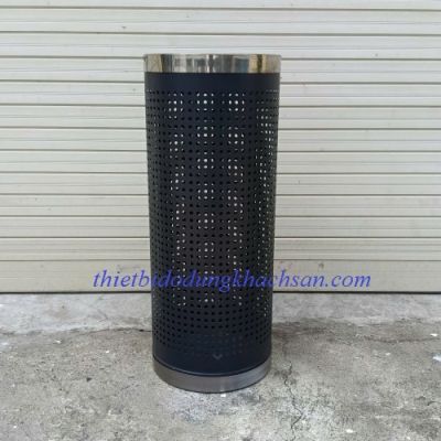 Thùng dù sắt sơn viền inox 2 đầu