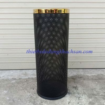 Thùng đựng ô dù tròn viền vàng