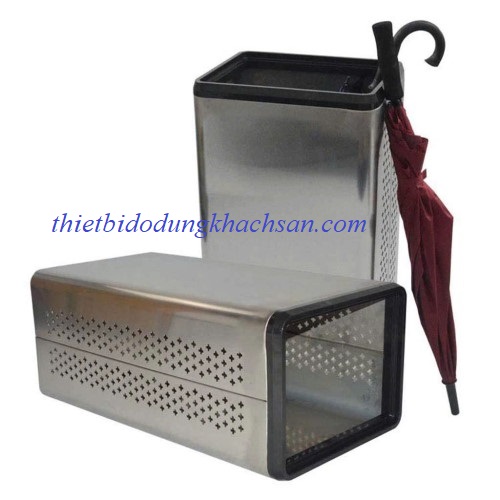 Thùng đựng ô dù chữ nhật inox